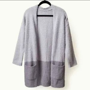 Thread & Supply Grey Cozy Cloud Wrap OSFM New